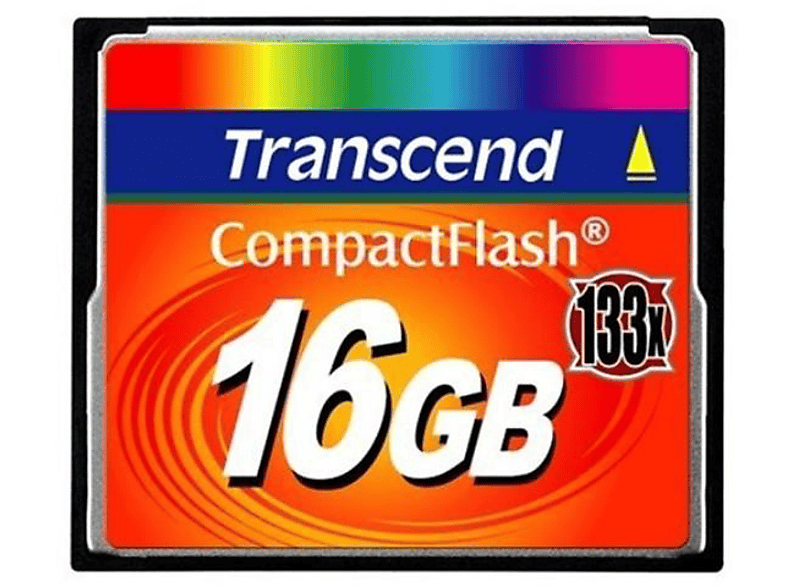 TRANSCEND TS16GCF133, Compact MB/s Flash 50 GB, 16 Speicherkarte
