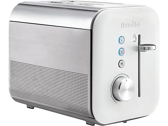 Tostadora - BREVILLE VTT676X, 1100 W, 2 ranuras, Blanco