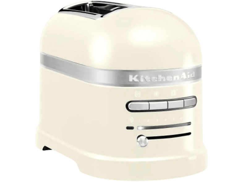 KITCHENAID ARTISAN mit 1 Sandwichzange 5KMT2204EAC (1250 Watt, Almondcream Schlitze: Toaster 2)