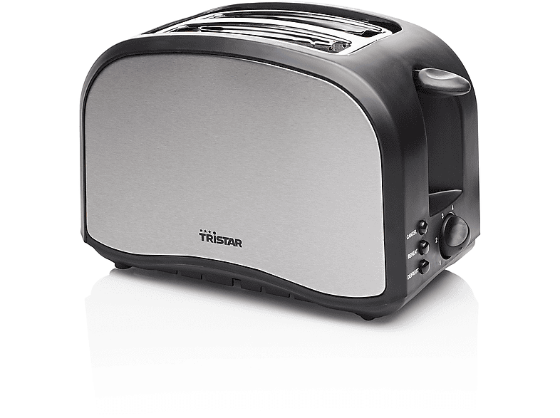 TRISTAR 402278 Toaster Watt, (800 2) Schlitze: Grau