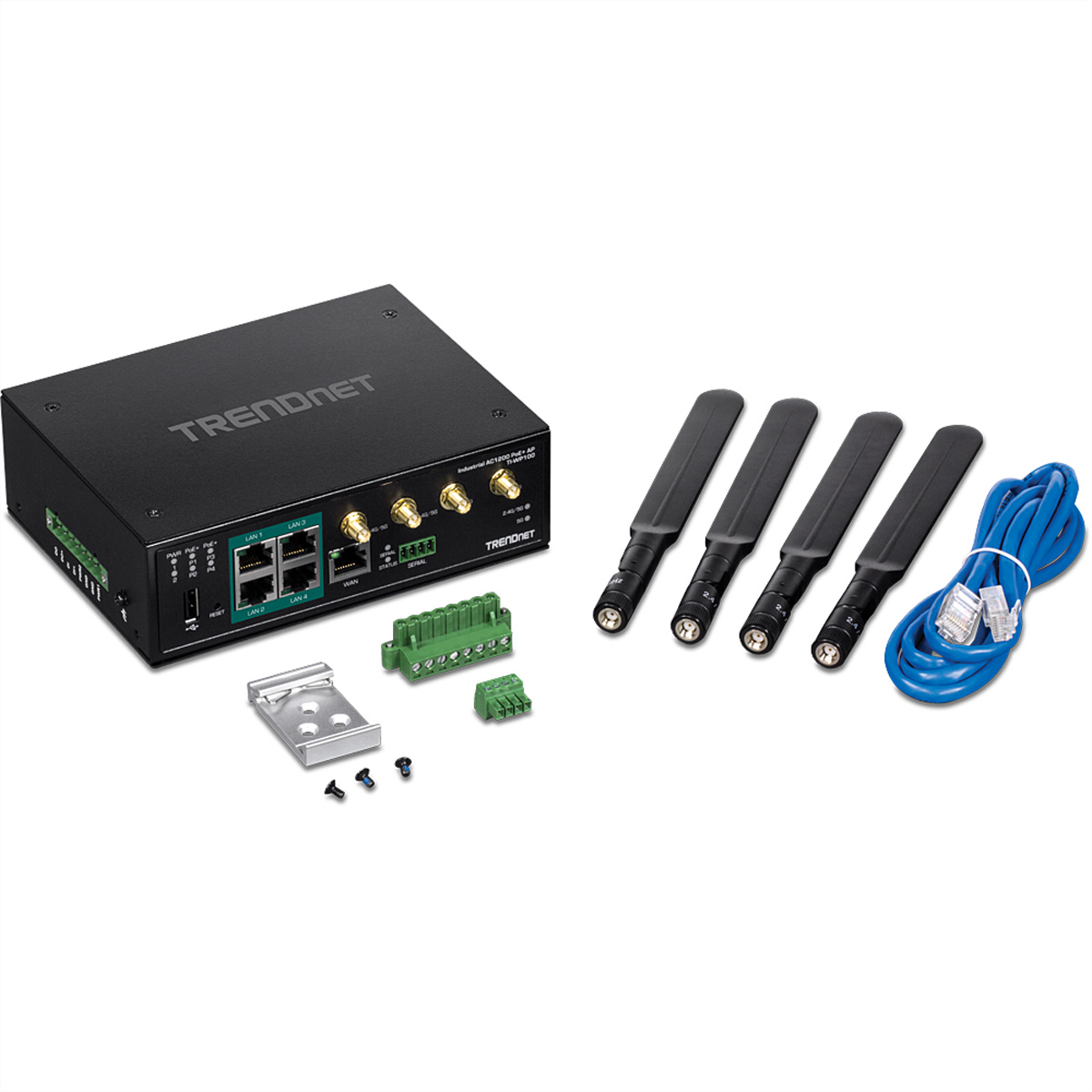 Industrial PoE+ Industrial TI-WP100 Router Networking TRENDNET