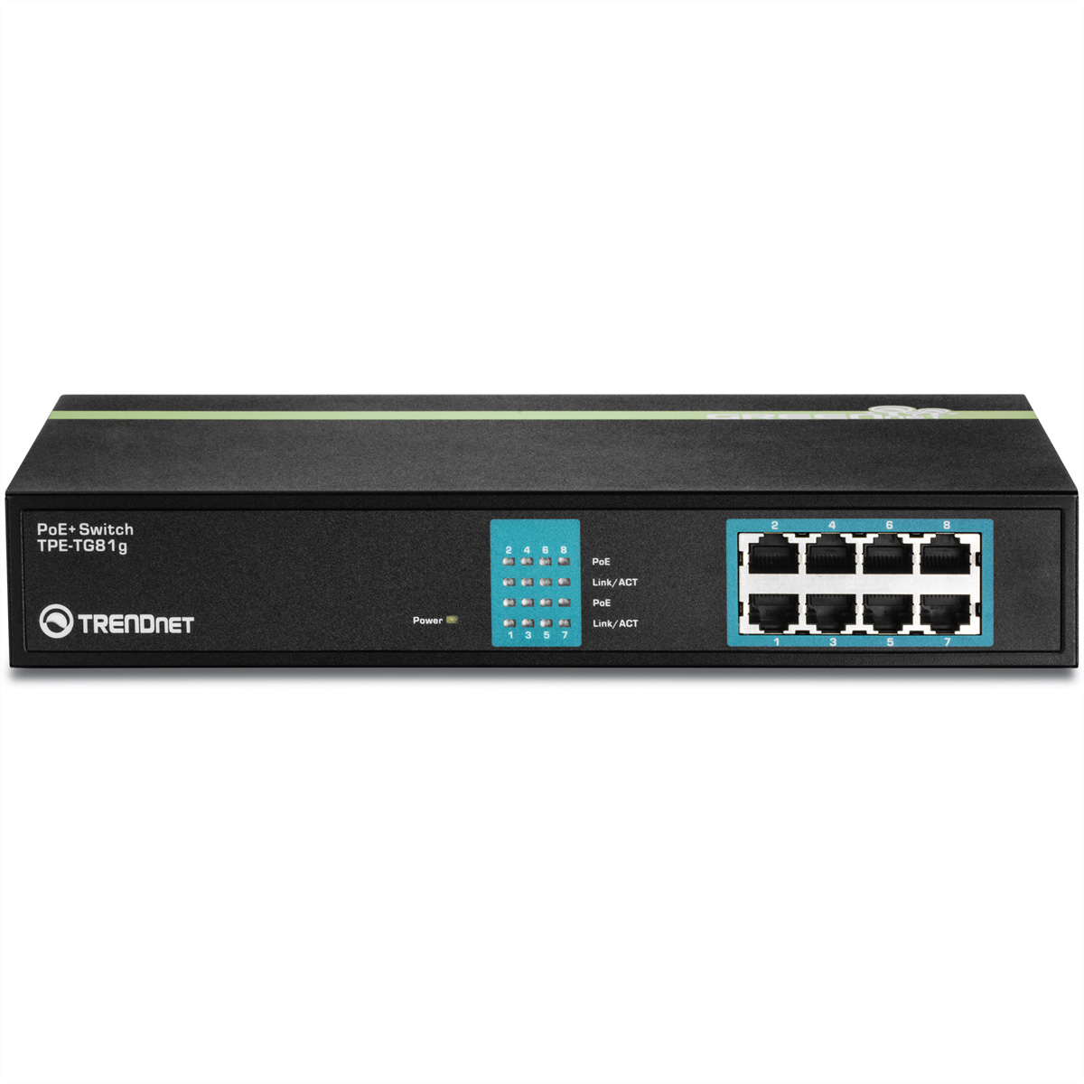 Switch Switch TRENDNET TPE-TG81g PoE+ Gigabit Gigabit PoE 8-Port