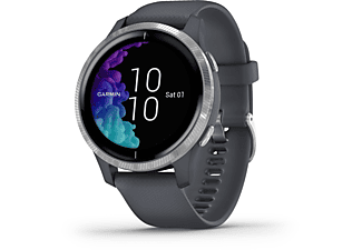 GARMIN VENU Smartwatches | Armbanduhr | Smartwatch Silikon, blau | grau