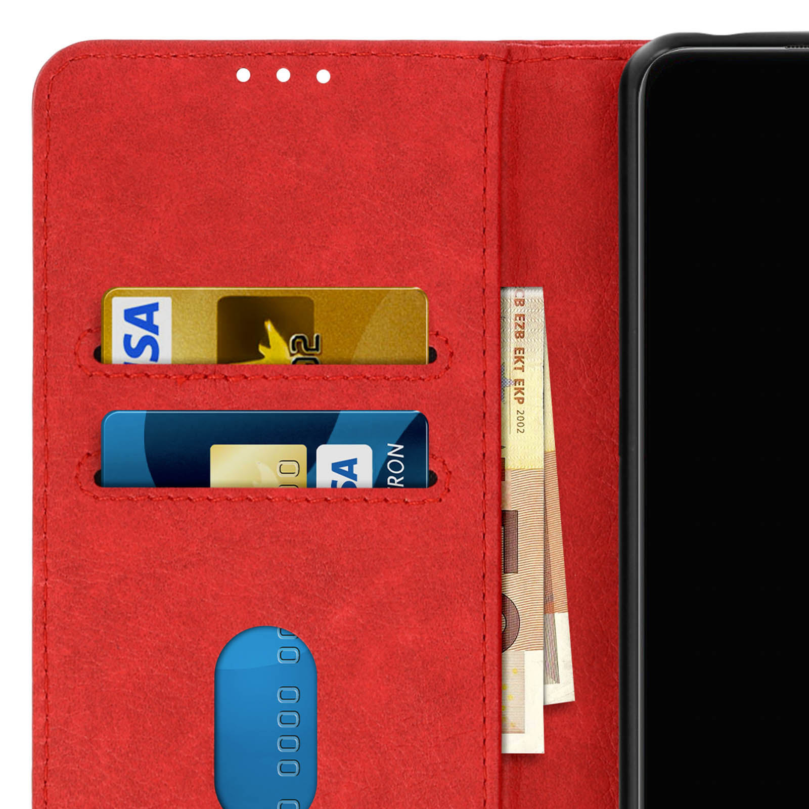 AVIZAR Chester Series, Bookcover, Xiaomi, Rot 10 Redmi 2022