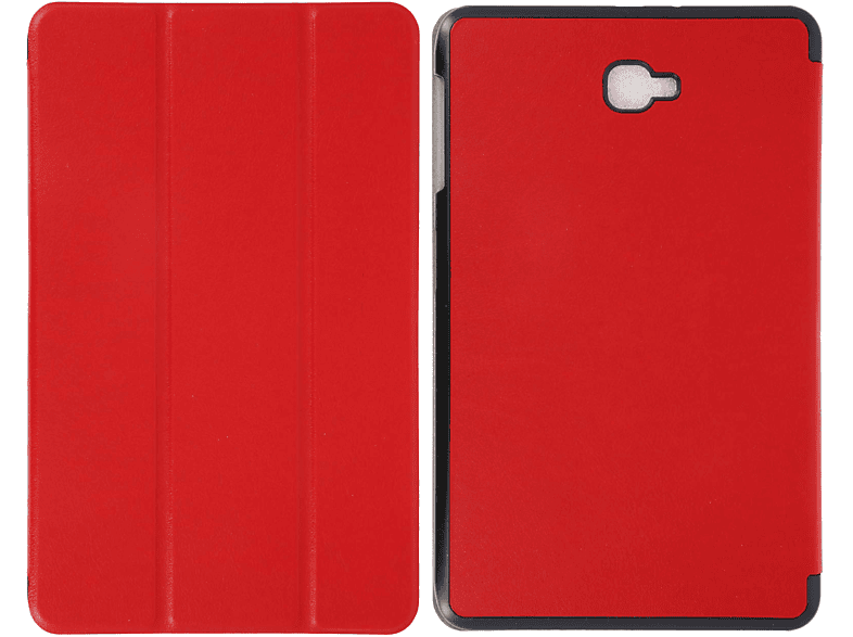 AVIZAR Trifold Series Etui Bookcover für Samsung Kunstleder, Rot
