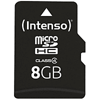 INTENSO MicroSD Card Class 4 8GB SDHC, Micro-SD Speicherkarte, 8 GB