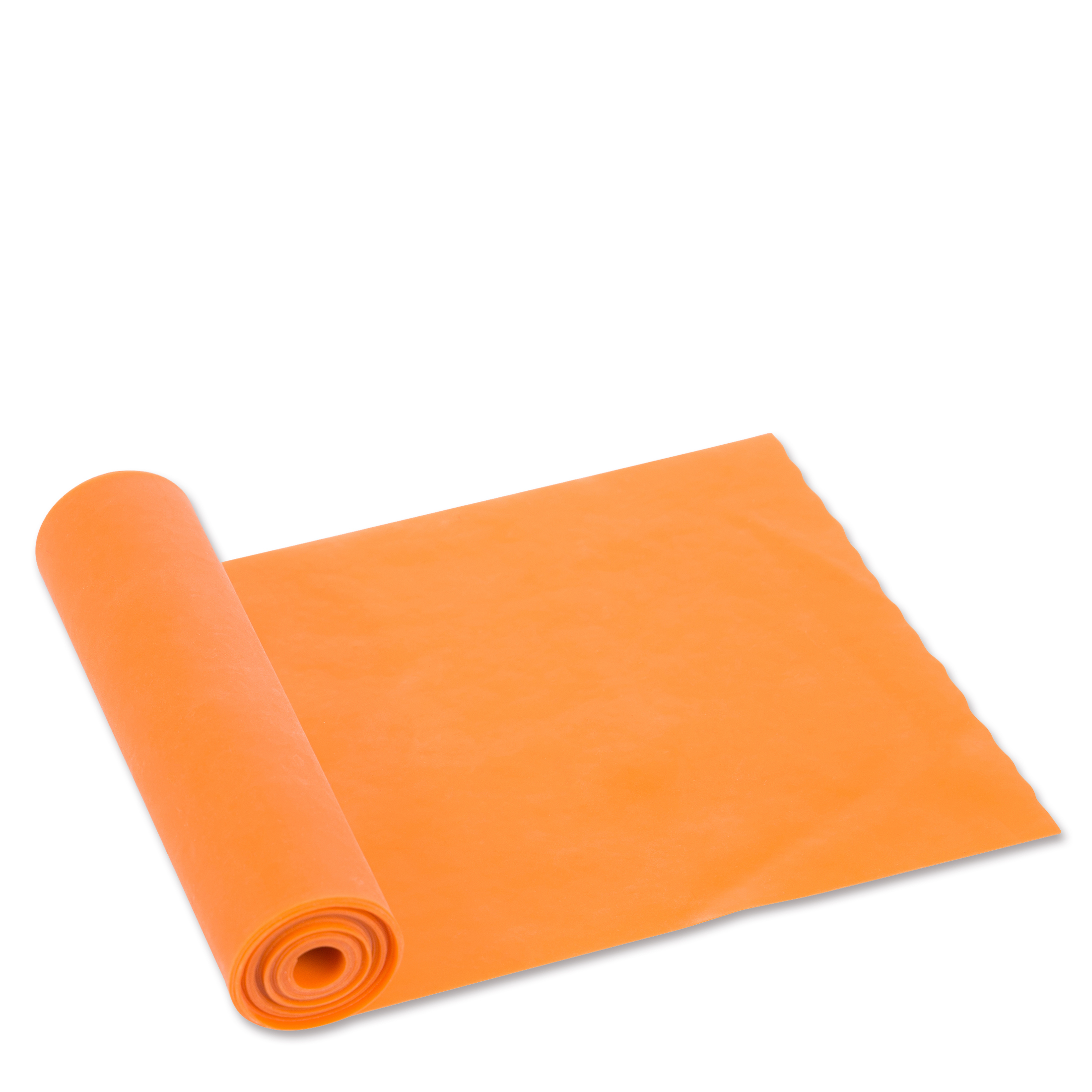 ZOOMYO elastisches Trainingsband Stretchband, Widerstand, Fitnessband Elastische für Krafttraining zuhause unterschiedlichem Orange mit