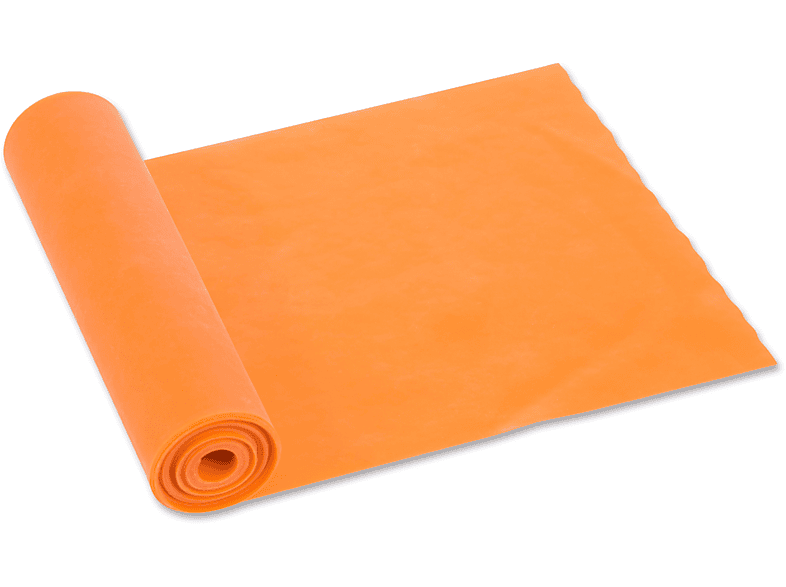 ZOOMYO elastisches Trainingsband mit unterschiedlichem Widerstand, Fitnessband für Krafttraining zuhause Elastische  Stretchband, Orange