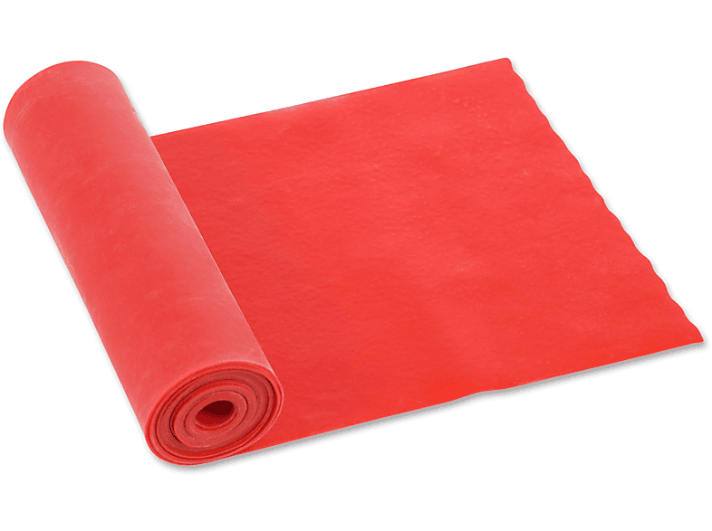ZOOMYO elastisches Trainingsband mit unterschiedlichem Widerstand, Fitnessband für Krafttraining zuhause Elastische Stretchband, Rot