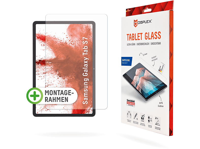 Displayschutz(für Tablet Galaxy Glass DISPLEX Samsung Tab S7)