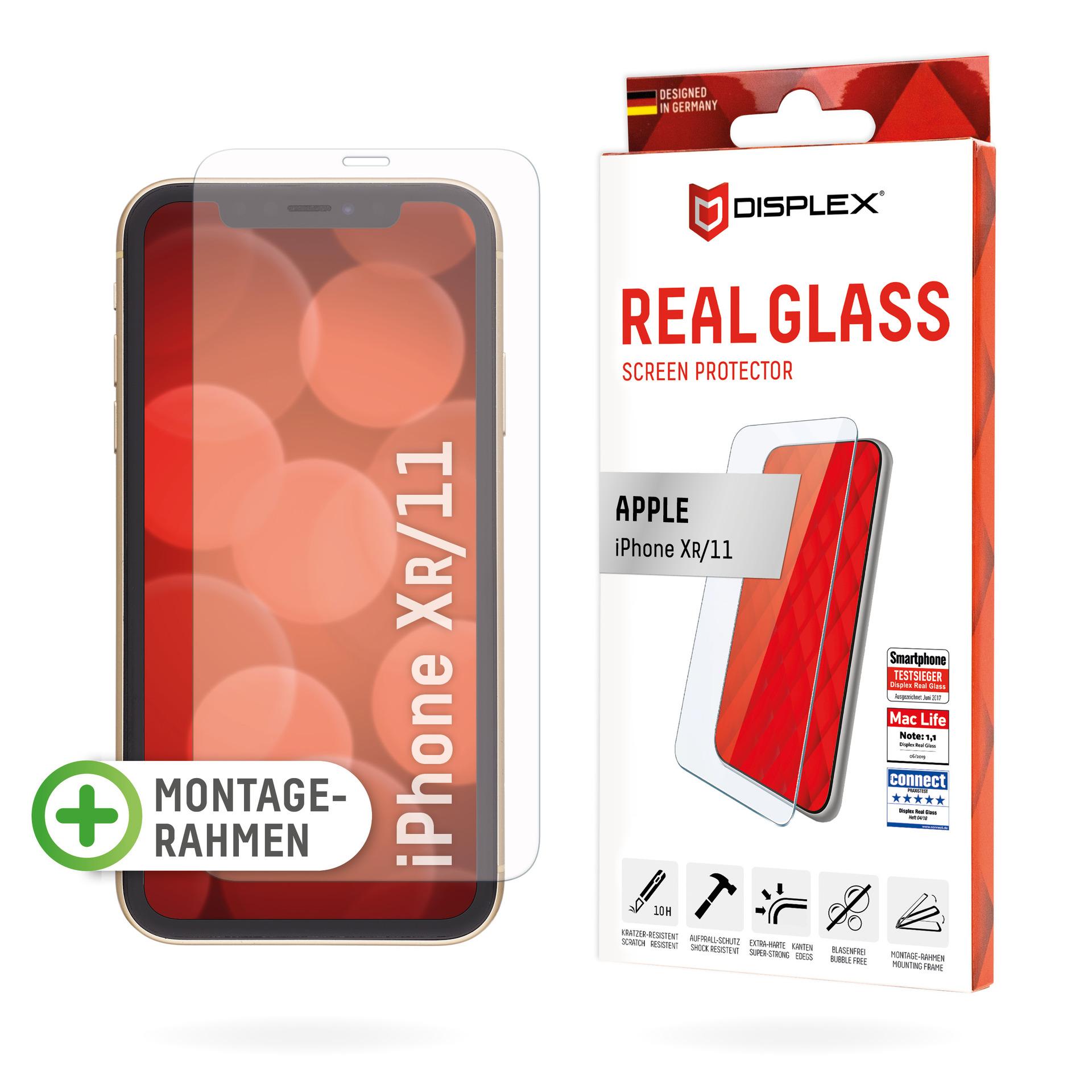 11, iPhone Glass XR) Apple Real DISPLEX Displayschutz(für