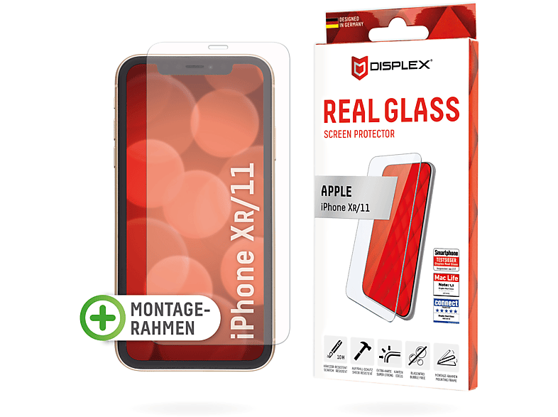 11, iPhone Glass XR) Apple Real DISPLEX Displayschutz(für