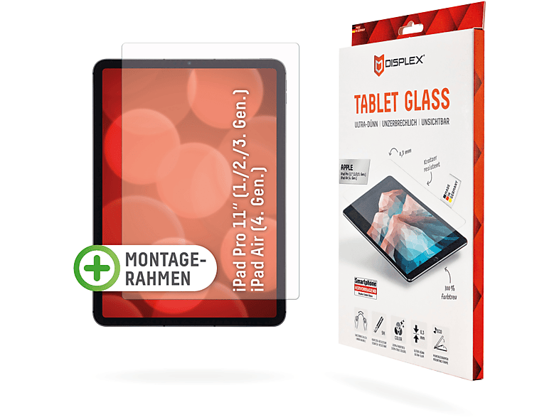 iPad DISPLEX Apple Tablet Displayschutz(für 11) Glass Pro