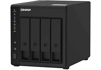 QNAP SYSTEMS TurboNas TS-451D2-4G 32TB (= mit 4x Festplatte WD 8TB RED PLUS) 32 TB 3,5 Zoll extern