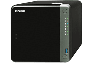 QNAP SYSTEMS TurboNas TS-453D-4G 56TB (= mit 4x Festplatte ST 14TB IRONWOLF) 56 TB 3,5 Zoll extern