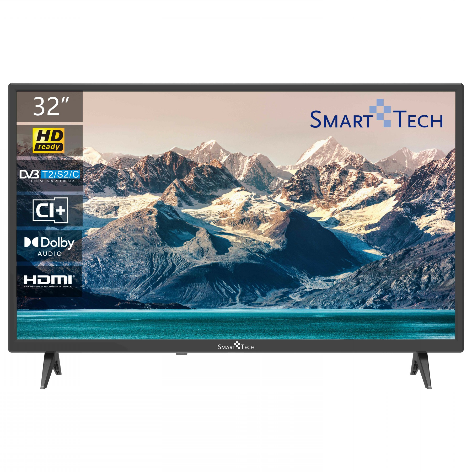 SMART TECH 32 cm, TV Zoll 32 80 LED Non-Smart TV Zoll 32HN10T2 (Flat, HD) 