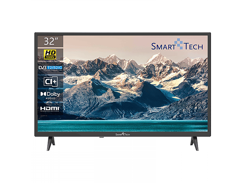 SMART TECH 32 cm, TV Zoll 32 80 LED Non-Smart TV Zoll 32HN10T2 (Flat, HD) 