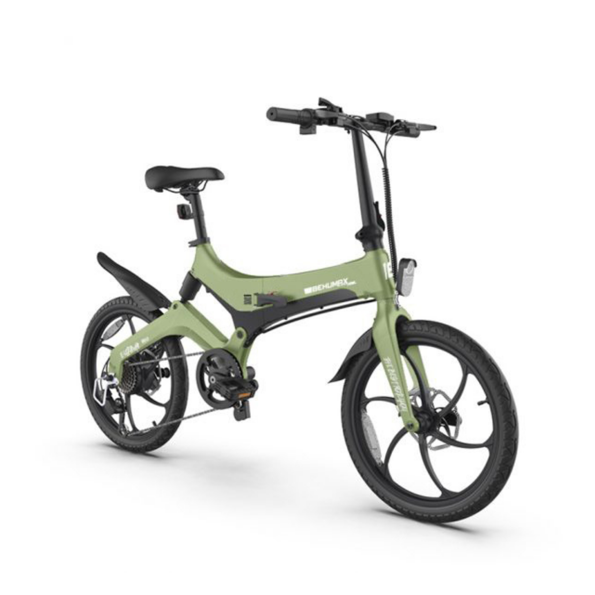 - E-Urban 890 Green Behumax con 3 modos de velocidad, batería extraíble con gran autonomía BEHUMAX, 250 w, 25 km/hkm/h, Verde