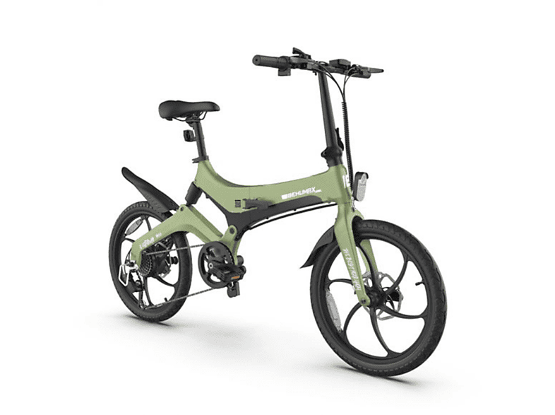 Bicicleta eléctrica Moma Bikes Plegable, Urbana EBIKE-20 .2, Alu