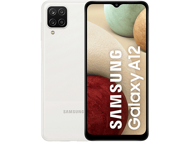 Móvil - Galaxy A12 SAMSUNG, Blanco, 32 GB, 3 GB, 6,5 ", Mediatek MT6765 ...