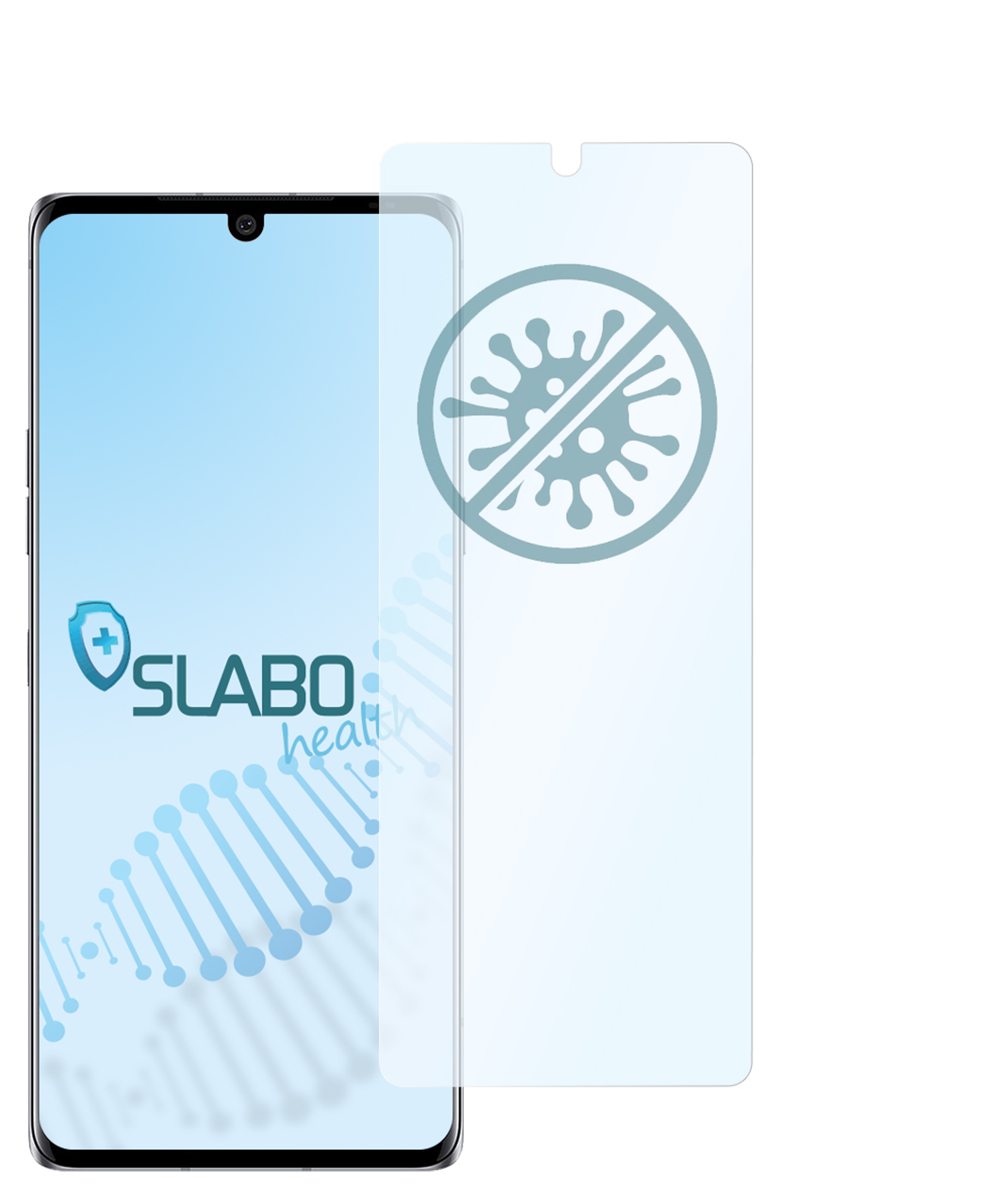 5G)) flexible antibakterielle LG Velvet SLABO Hybridglasfolie Displayschutz(für | (4G