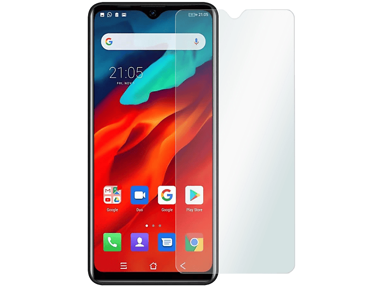 x Clear A80 Pro SLABO (2020) Plus) Displayschutzfolie Crystal 4 | Displayschutz(für Blackview A80