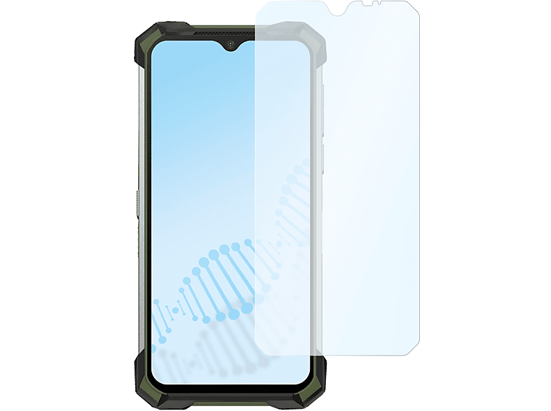 SLABO antibakterielle flexible Hybridglasfolie Displayschutz(für Doogee S88 Plus | S88 PRO)