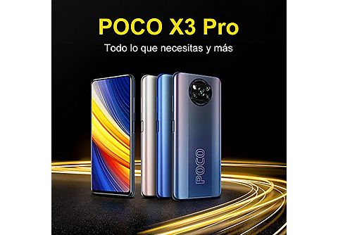 Móvil  - Poco X3 Pro XIAOMI, Oro, 8 GB, 8 GB, 6,67 ", LCD, Qualcomm