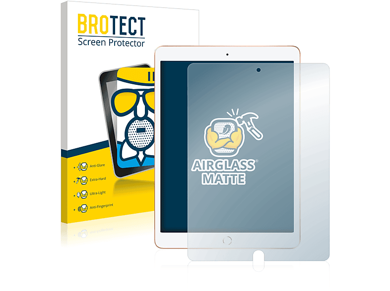 BROTECT Airglass matte Schutzfolie(für Apple iPad 10.2\