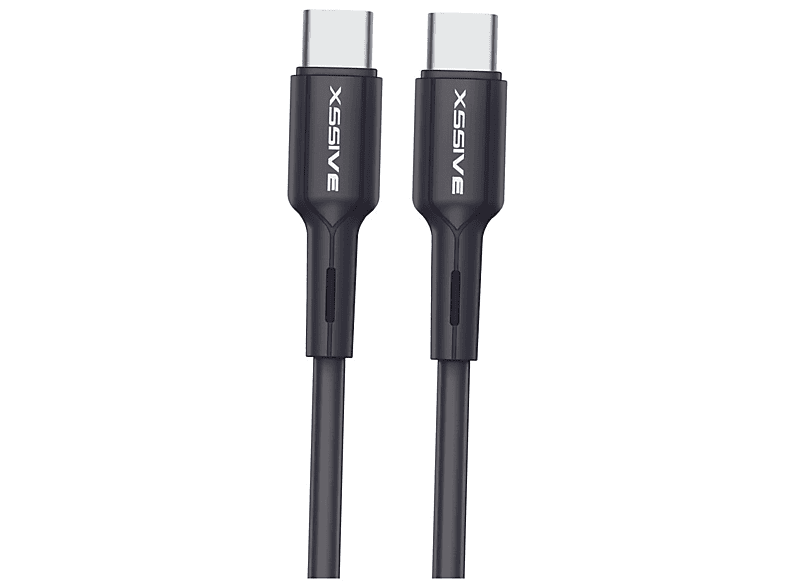 COFI 3 Meter USB-C Schwarz zu USB-C Ladekabel, 2.4A