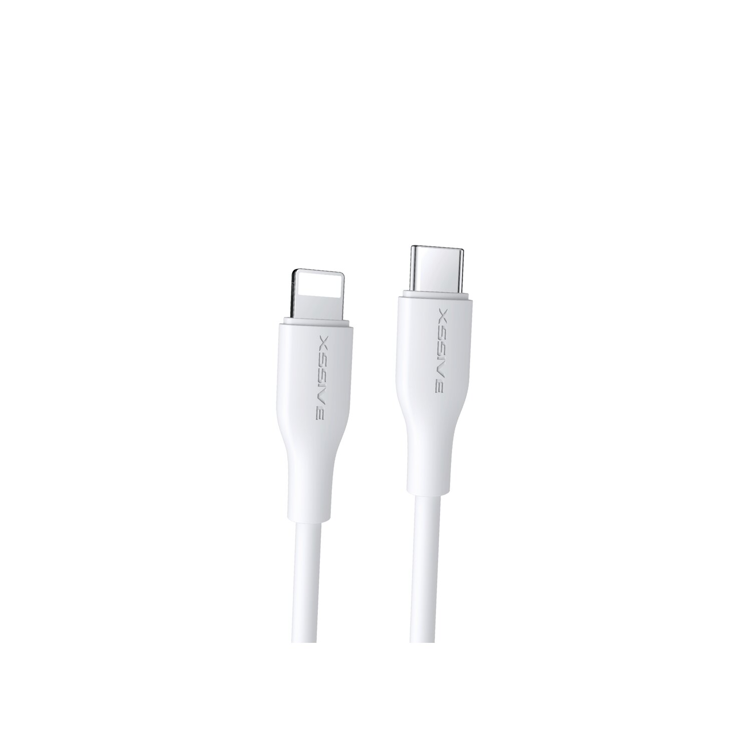 COFI 20W 1 Meter 2.4A, USB-C iPhone zu Weiß Ladekabel