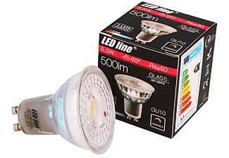 LED LINE 1x GU10 5,5W 500 Lumen Spot Strahler LED Leuchtmittel GU10 Warmweiß
