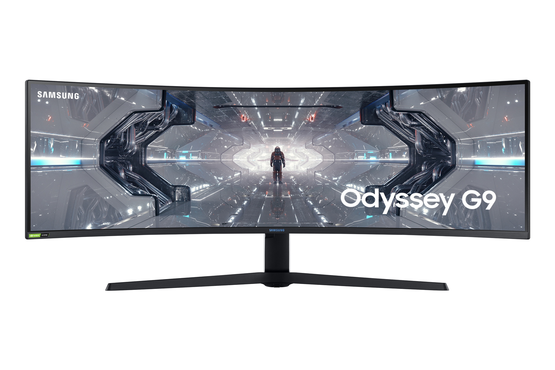 Monitor gaming - LC49G95TSSUXEN SAMSUNG, 49 ", QHD+, 1 ms, 2 DisplayPort 1.41 HDMI 2.02 USB 3.01 Auriculares, Negro