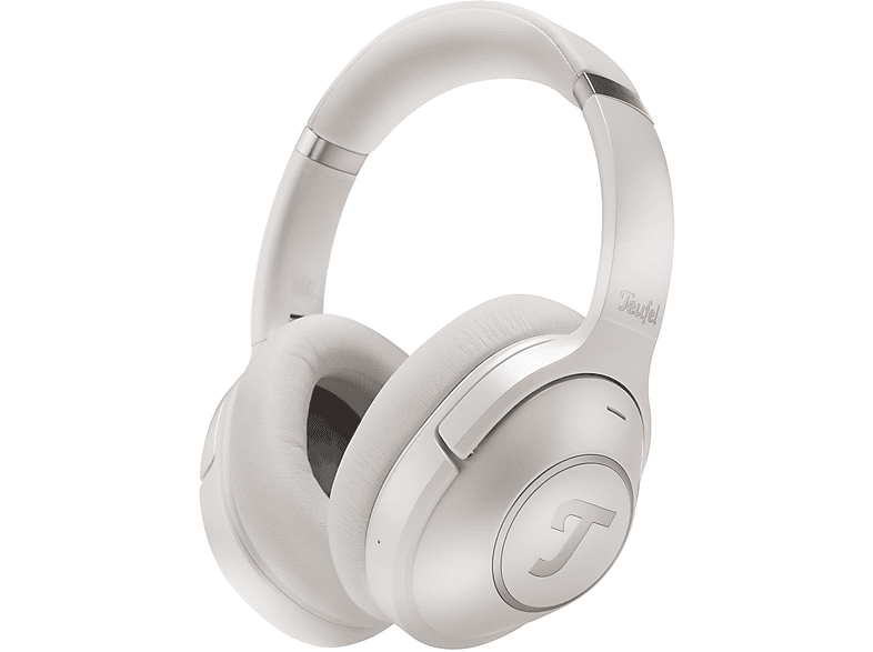 TEUFEL REAL BLUE, Over-ear Kopfhörer Bluetooth Pearl White