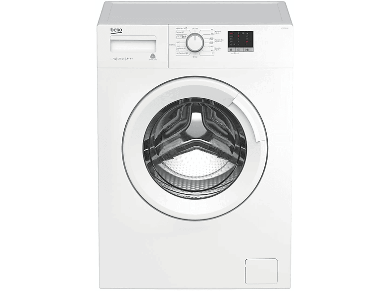 Lavadora carga frontal - BEKO WTE 7611 BW