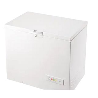 Congelador horizontal - INDESIT OS 1A 250 2, 91,6 cm, Blanco