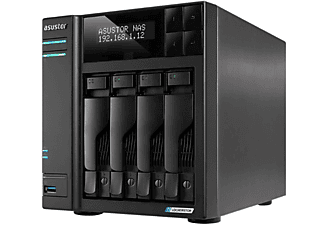 ASUSTOR Lockerstor 4 AS6604T 12TB (mit 4x Festplatte 3TB BESTPREIS) 12 TB 3,5 Zoll extern