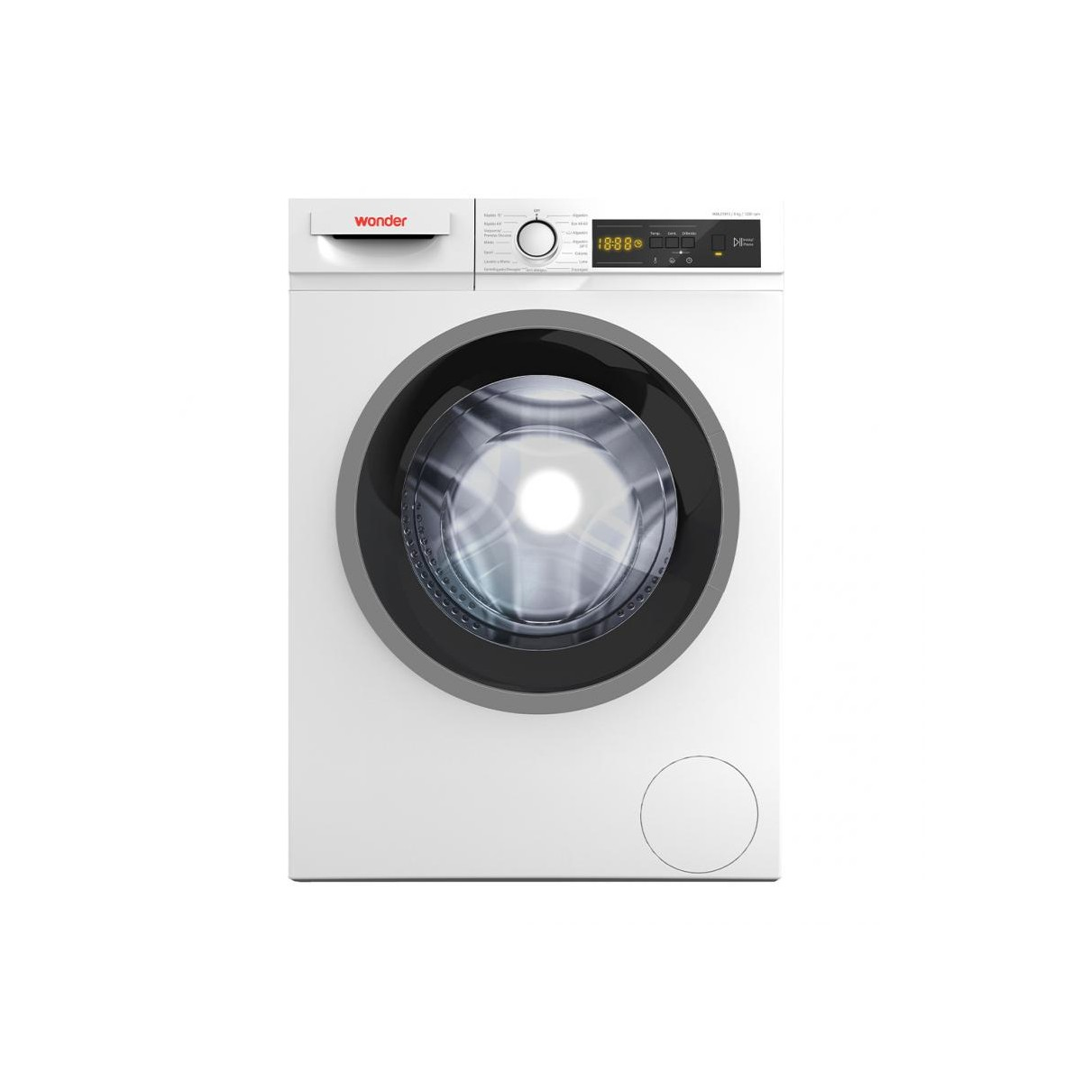 Lavadora Carga Frontal wonder wdl01813 8 kg blanco 8kg universal a+++d 1200 rpm 84.5cm 59.7cm 55.7cm