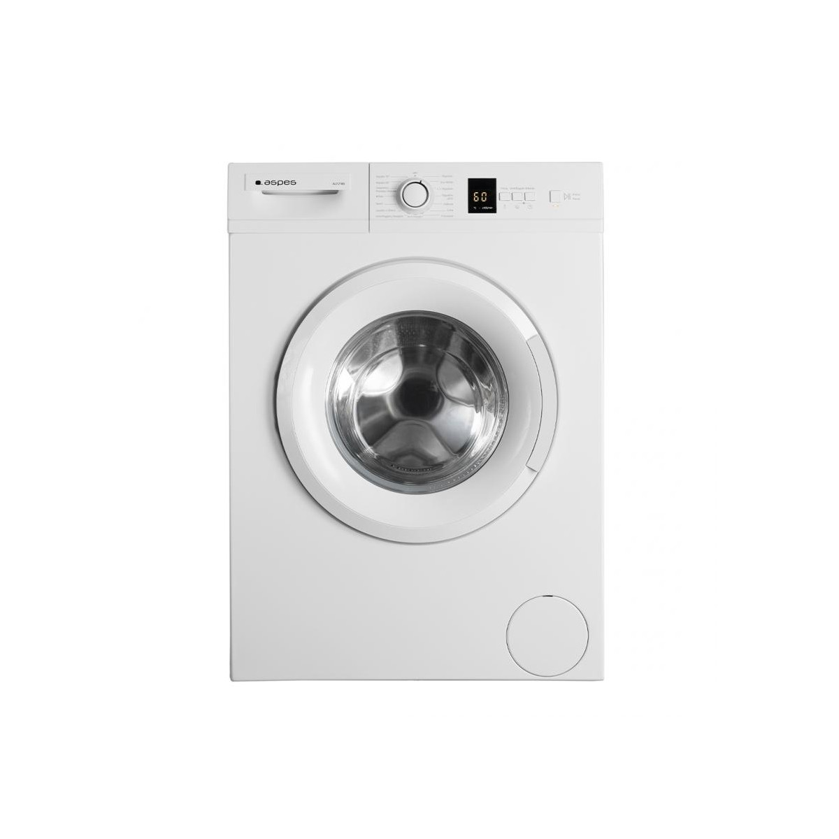 Lavadora 6kg Aspes universal 1000rpm 845cm 597cm 497cm blanco display digital alf2106 6 1000