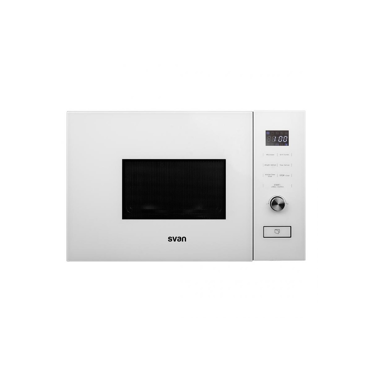 Microondas Integrable Svmw830eb svan blanco 800w 382cm 594cm 333cm cristal digital 20