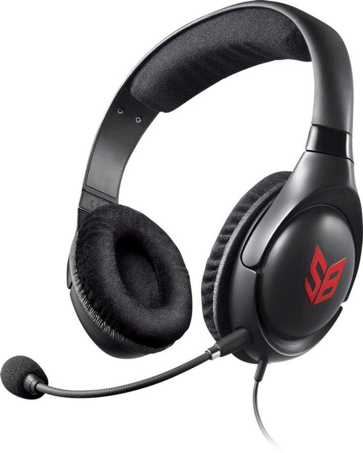 Schwarz HEADSET, SB CREATIVE 70GH032000000 On-ear Headset GAMING Gaming HS-810 BLAZE