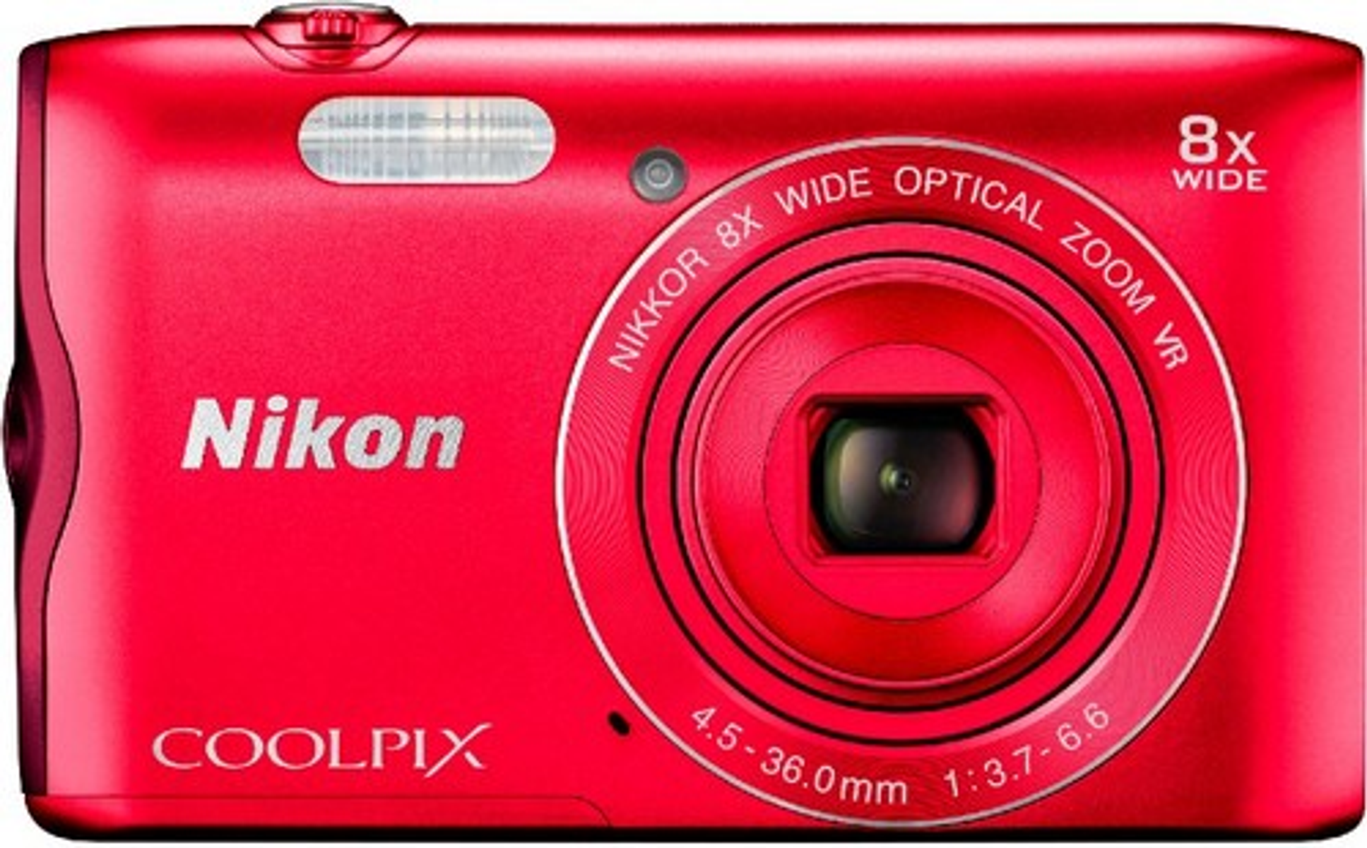 Cámara compacta vna963e1 - NIKON, 20,1 megapixelmegapixel, Rojo