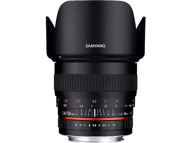 SAMYANG MF 1,4/50 1,4 für Canon M-Mount Canon EF (Objektiv
