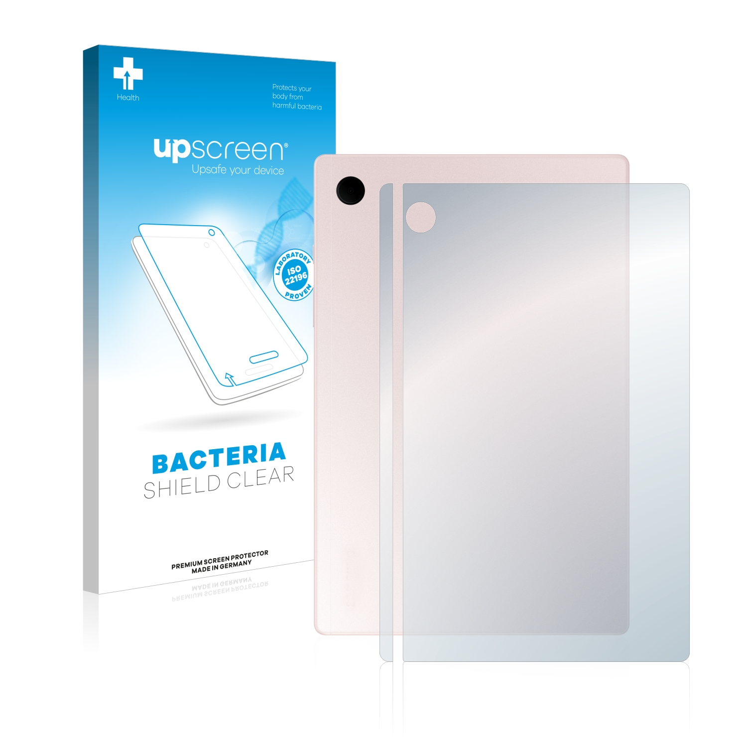 WiFi) Samsung Galaxy klare Tab Schutzfolie(für A8 UPSCREEN antibakteriell