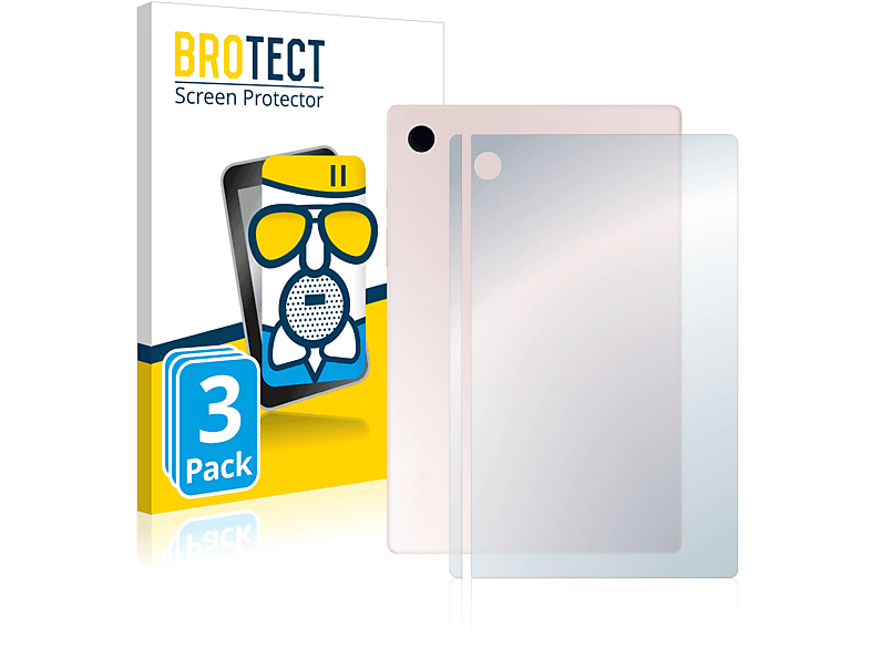 BROTECT 3x Airglass matte Schutzfolie(für Samsung Galaxy Tab A8 LTE)