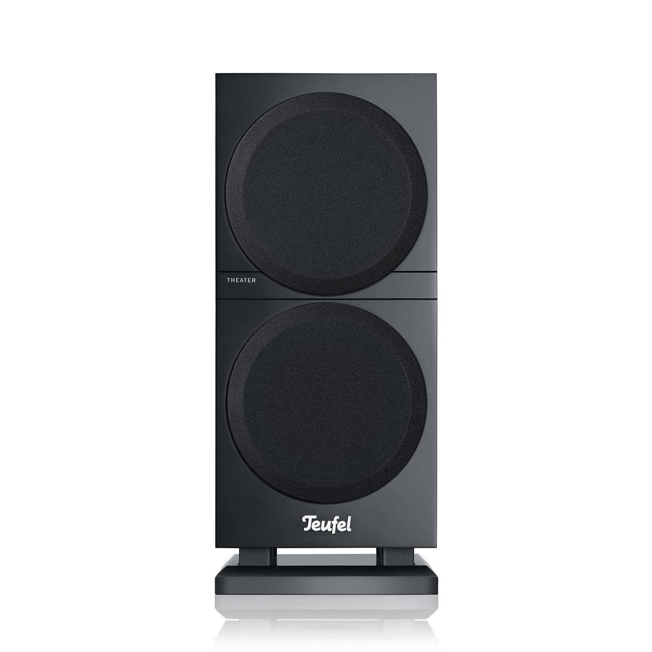 TEUFEL Stereo-Regallautsprecher THEATER Schwarz 500S Passiv-Lautsprecher,