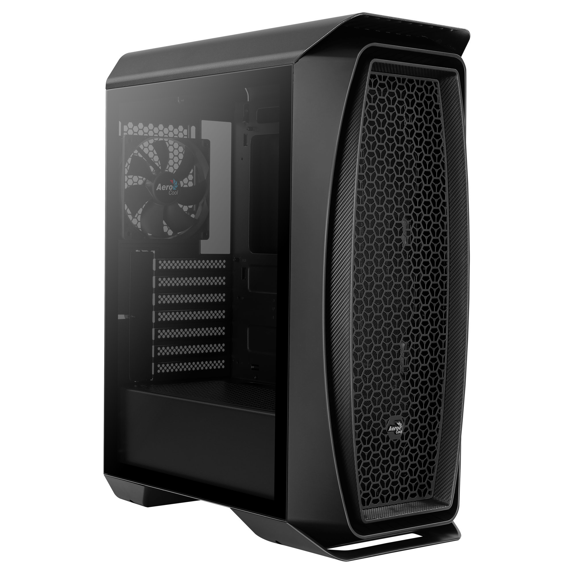 Carcasa PC AEROONEBK;AEROCOOL, Negro