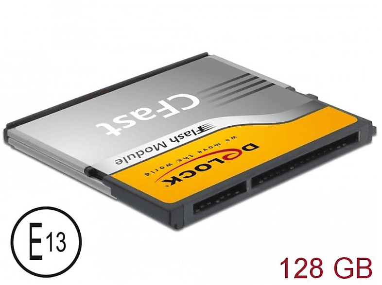 DELOCK 54652, CFast 2.0 Speicherkarte, 128 MB/s GB, 310