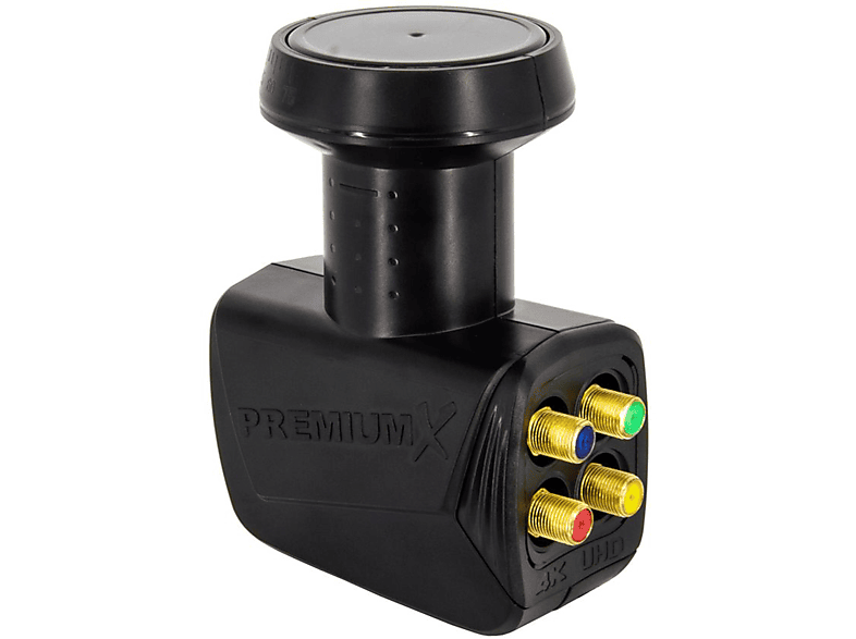 PREMIUMX Quad LNB PXQSSE Sat für 4 Teilnehmer DVBS2 HDTV 4K LNB SATURN