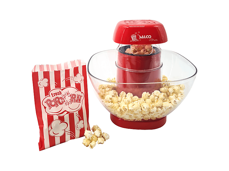 Popcornmaschine 1200W Heißluft | Ohne Öl, Mit Messbecher